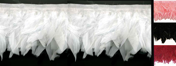 chandelle feather fringe