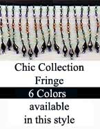 Chic Beaded Trim Fringe in 6 Bead Colors