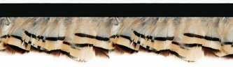 ivory feather fringe