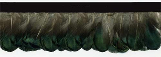 peacock feather fringe