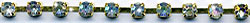 gold rhinestone trim