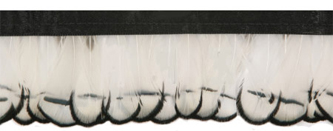 white feather fringe